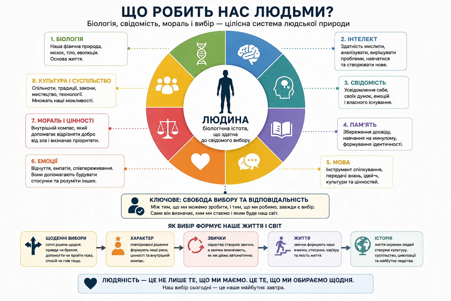 Модель інтегрованої людяності: що робить нас людьми