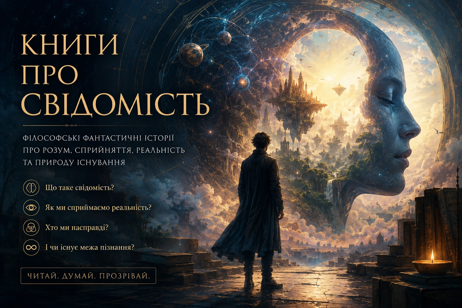 Книги про свідомість українською про реальність пам’ять час і Вічність