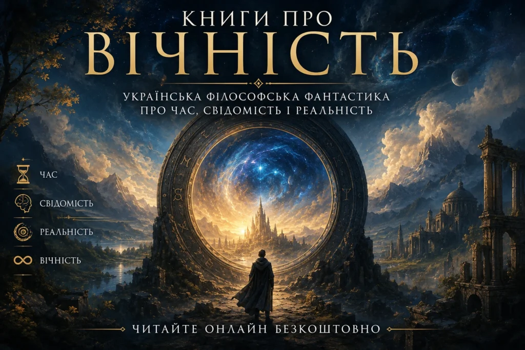 Книги про Вічність українська філософська фантастика про час свідомість і реальність