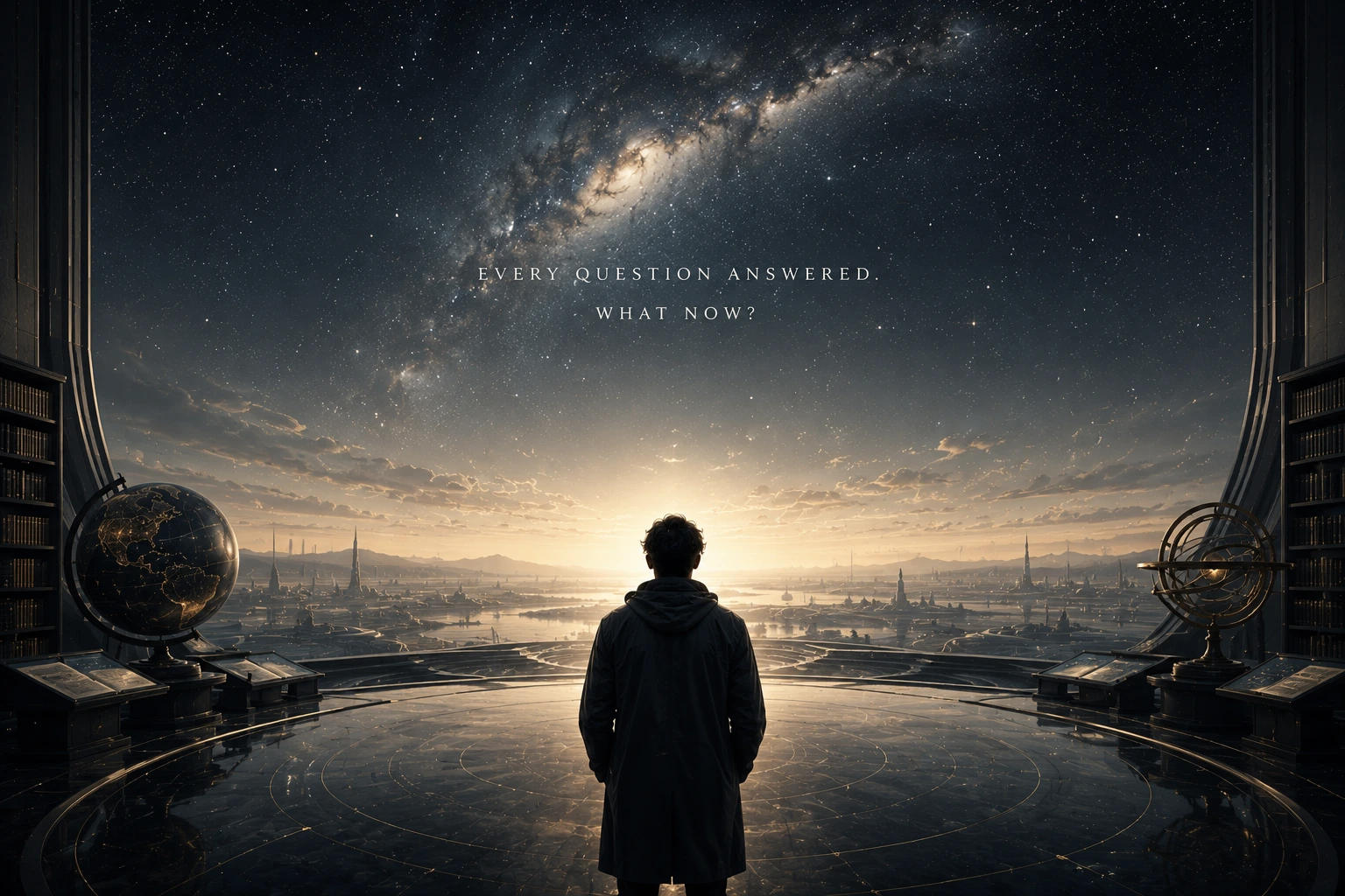Can humanity survive the end of mystery in a universe where every question has already been answered