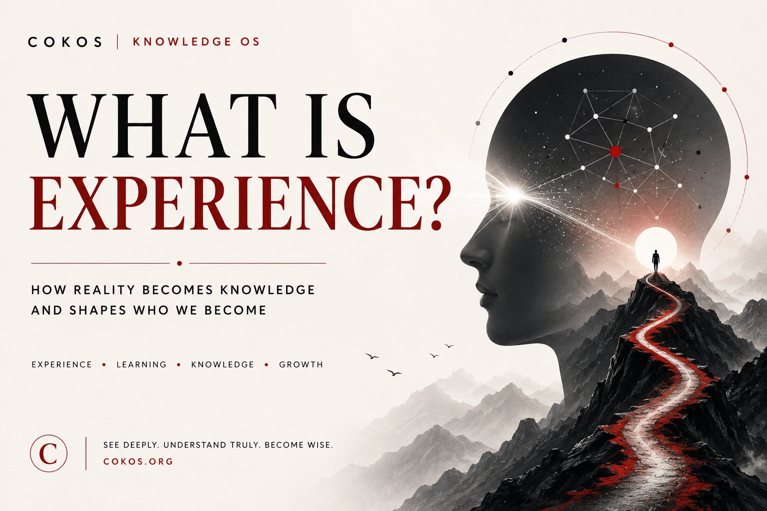 What is experience — how reality becomes knowledge and shapes who we become