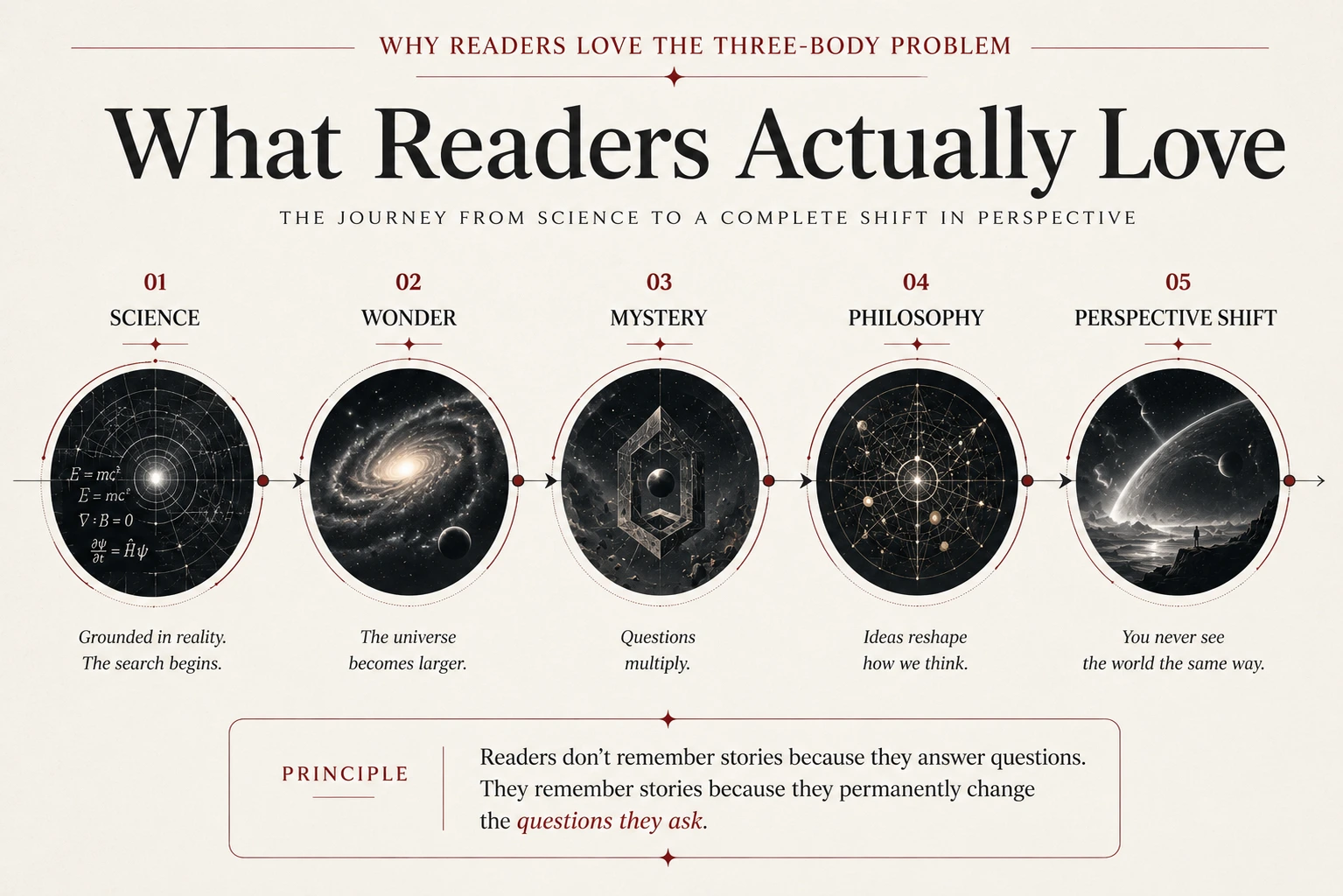 Why readers love The Three-Body Problem: science, wonder, mystery, philosophy, and perspective shift