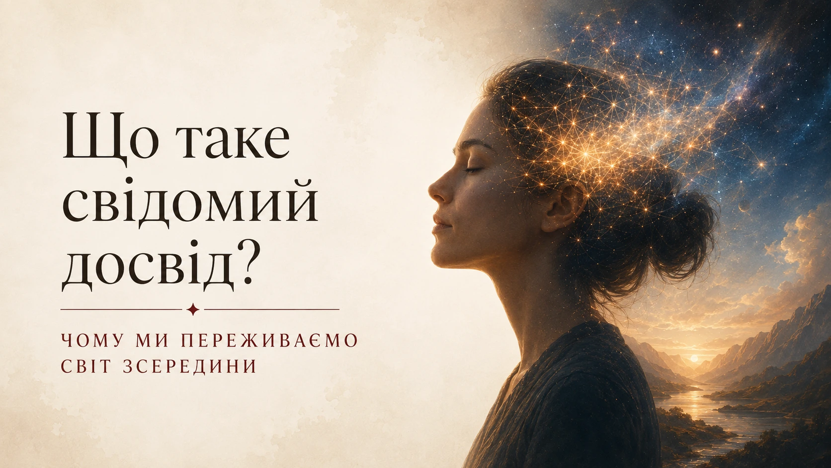 Що таке свідомий досвід — профіль людини, чий внутрішній світ переходить у космічну нейронну мережу